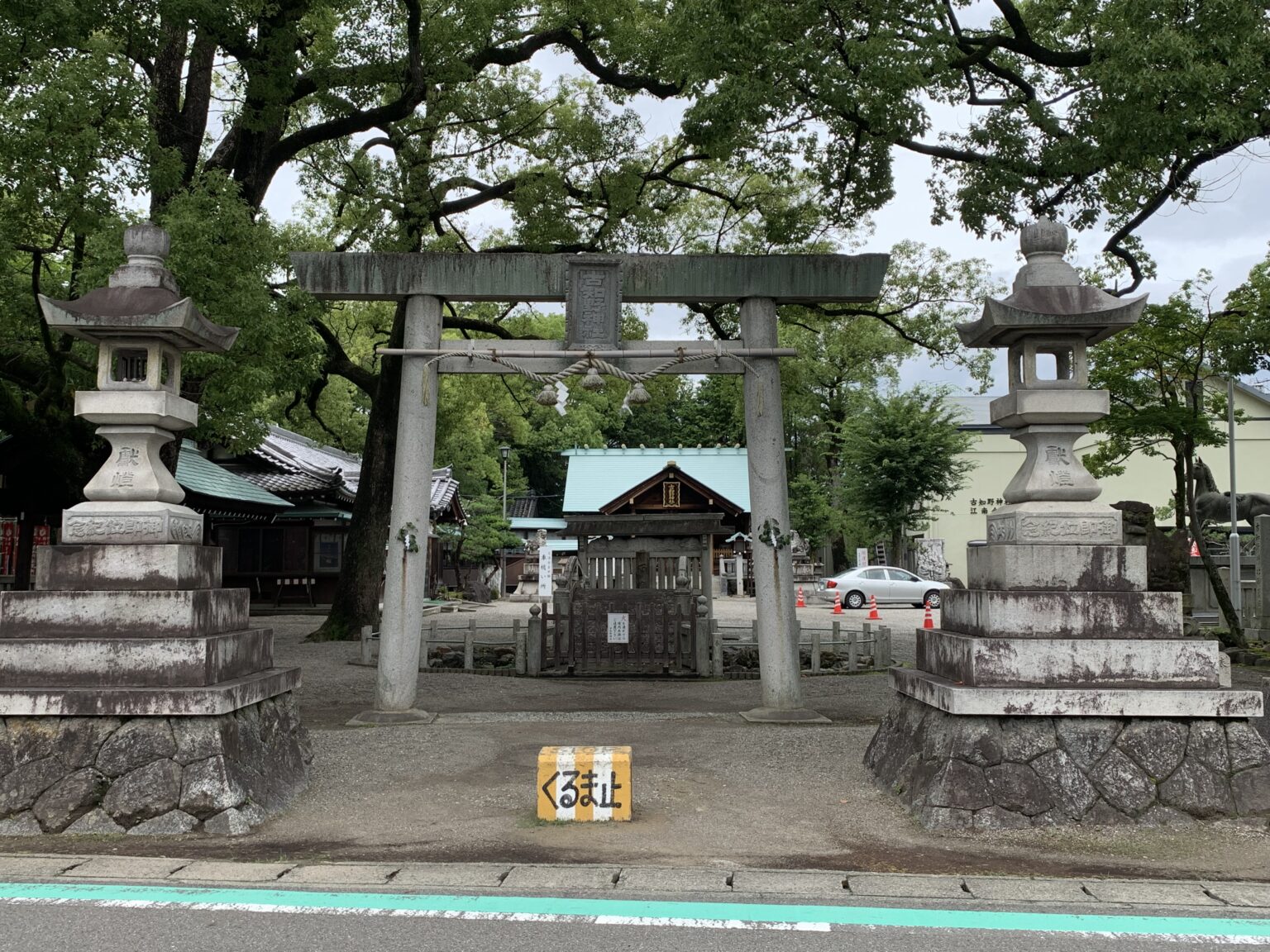 【古知野神社/愛知県江南市】境内は広々として、緑豊かな神社でした。 花太郎ブログ